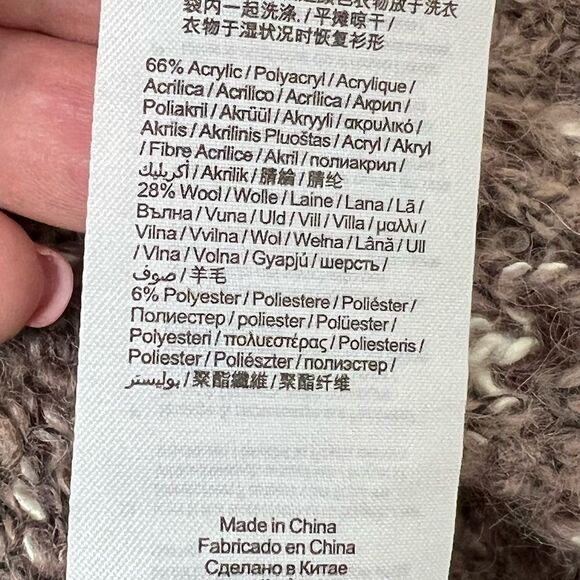 Esprit Women's Chunky Knit Wool Blend Sweater Turtle Neck Long Sleeve Size XS - Picture 6 of 12